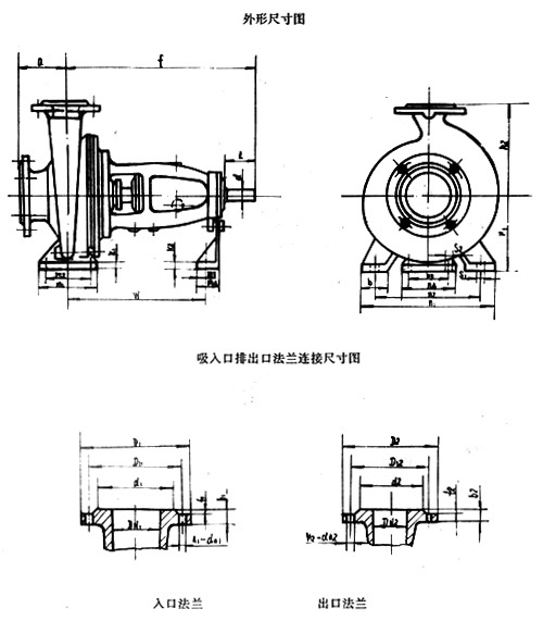 单级离心水泵